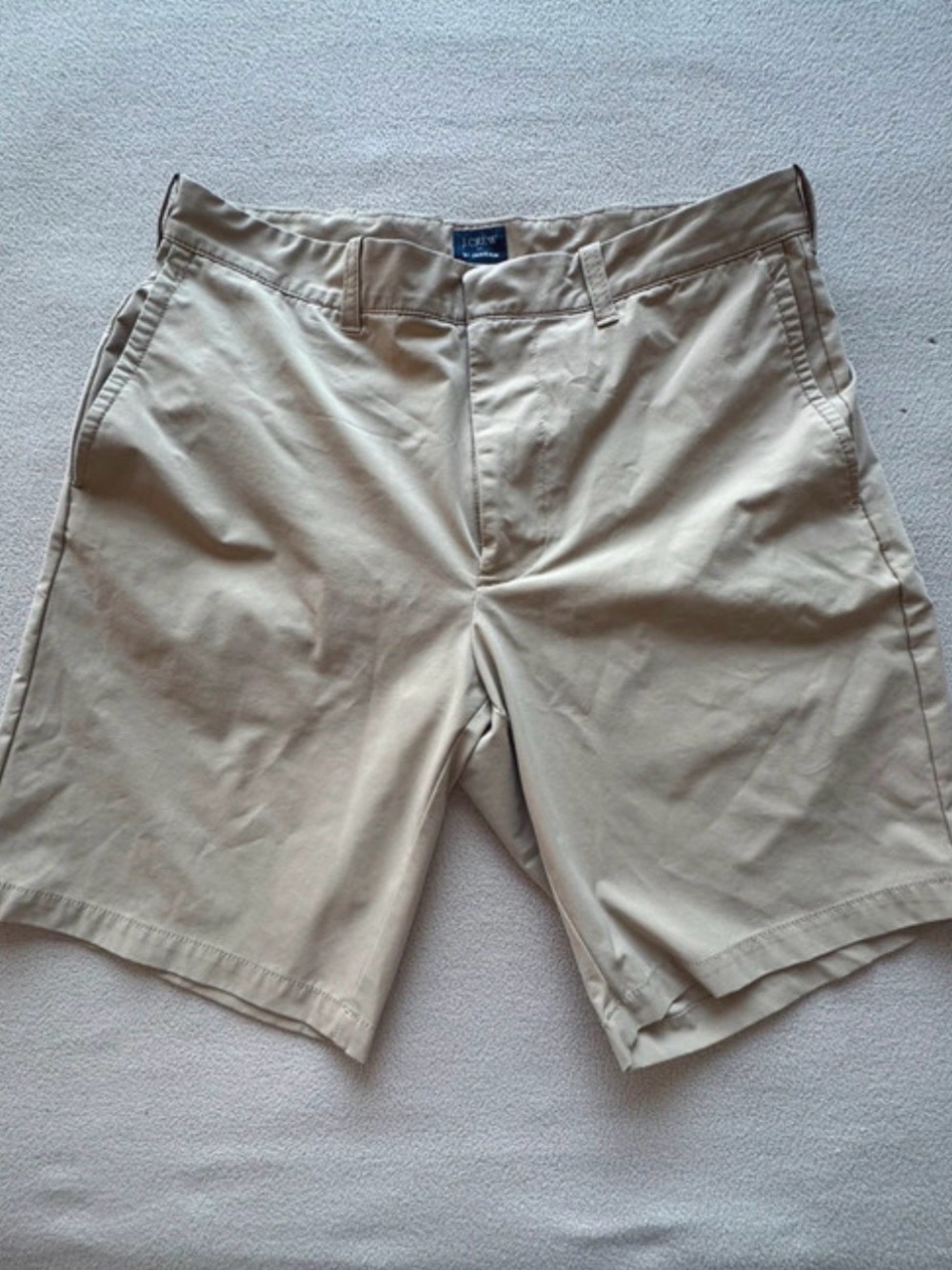 J.Crew Men's Khaki Tan Chino Shorts Size 31W - 9” Inseam $80 Retail